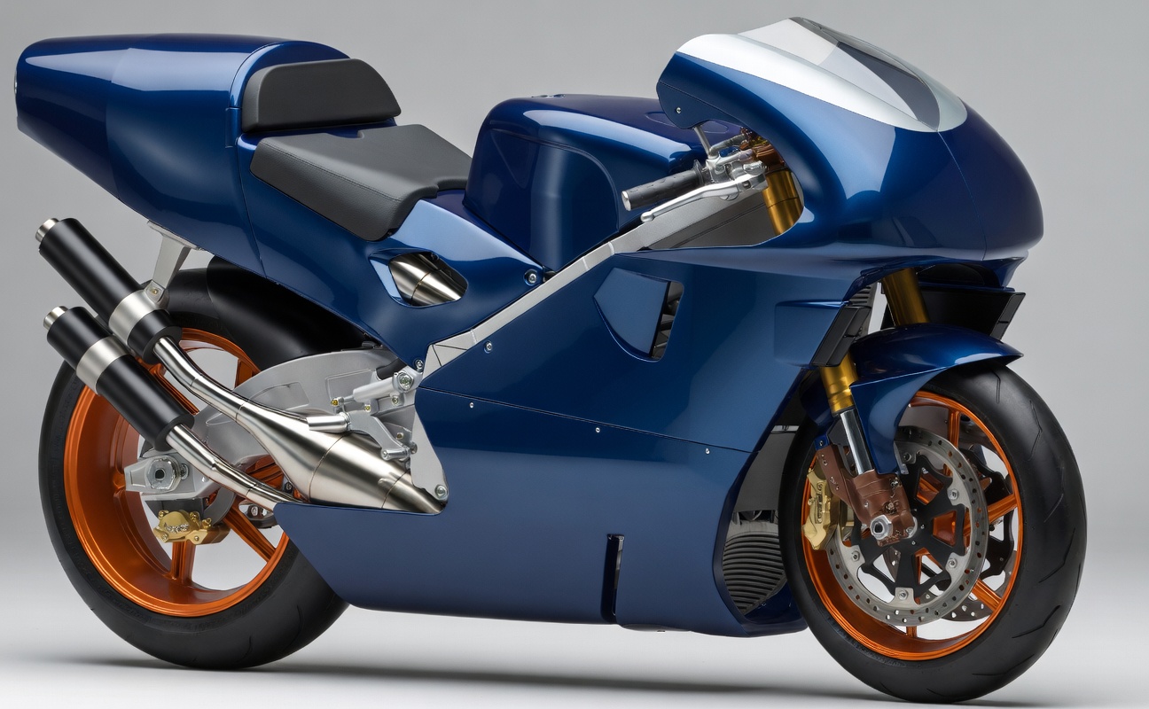 NSR500 render motocicleta completa